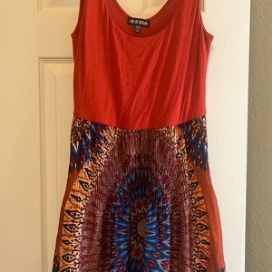 Size M multicolored dress